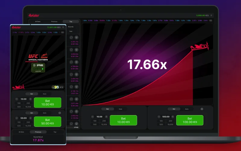 spribe aviator at aviators game body image